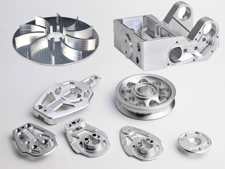 Aluminum CNC Machining Parts with Polish and Red Anodizing