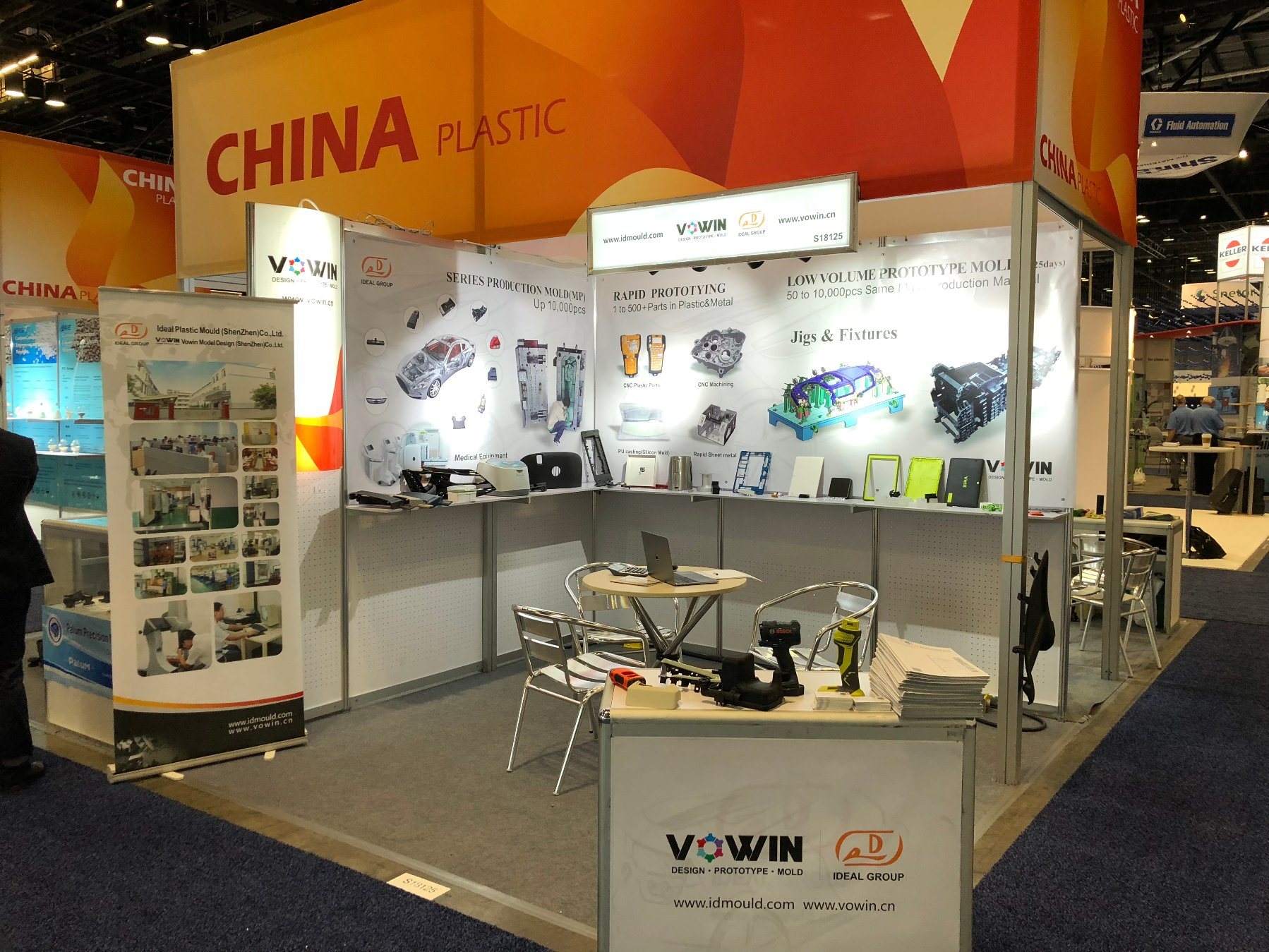 NPE Plastic injection Molding Show in USA  for plastic injection molding 