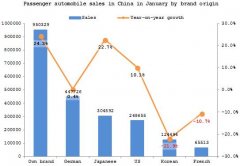 Summary: Chinese passenger automobile market in January 2016